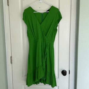 J. Crew Bright Green dress